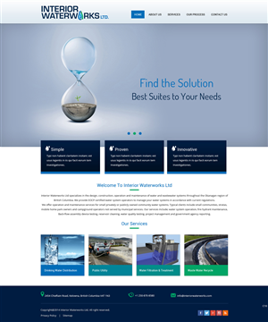 Web Design by pb for Interior Waterworks Ltd | Design: #3853110