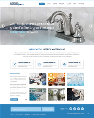 Web Design by pb for Interior Waterworks Ltd | Design: #3853114