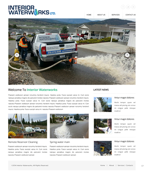 Web Design by pb for Interior Waterworks Ltd | Design: #3853115