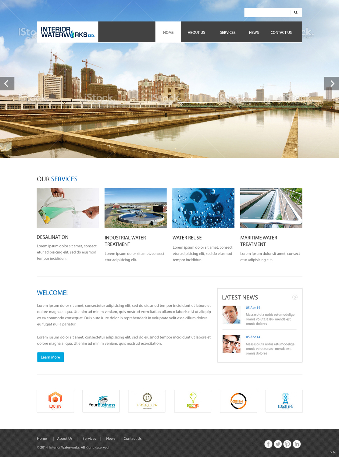 Web Design by pb for Interior Waterworks Ltd | Design #3853125