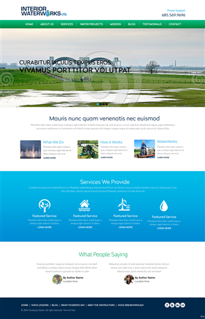 Web Design by pb for Interior Waterworks Ltd | Design: #3853143