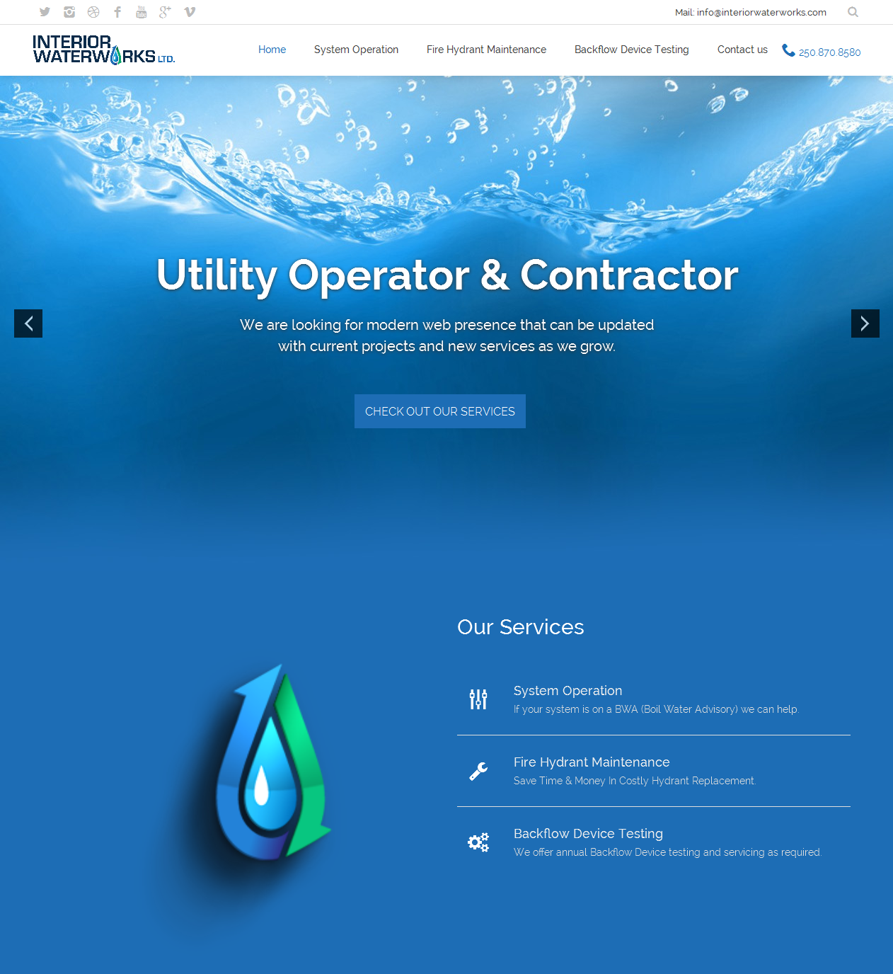 Web Design by Elegant Designs for Interior Waterworks Ltd | Design #3821385