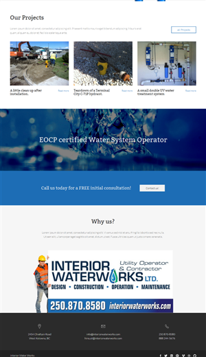 Web Design by Elegant Designs for Interior Waterworks Ltd | Design: #3839375