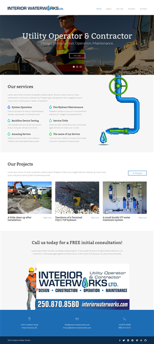 Web Design by Elegant Designs for Interior Waterworks Ltd | Design: #3843732