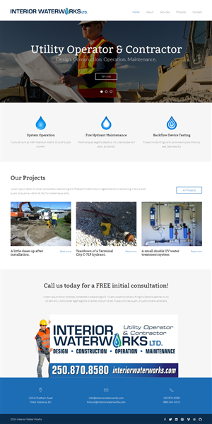 Web Design by Elegant Designs for Interior Waterworks Ltd | Design: #3851972