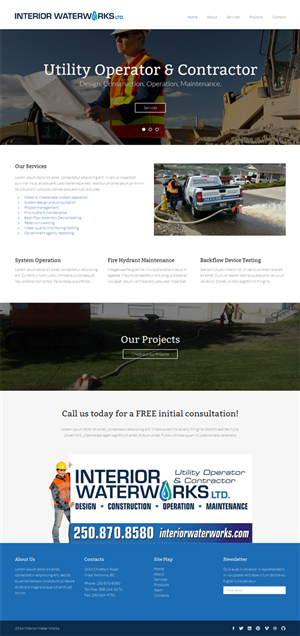Web Design by Elegant Designs for Interior Waterworks Ltd | Design: #3852096