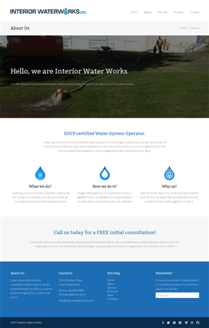 Web Design by Elegant Designs for Interior Waterworks Ltd | Design: #3858108