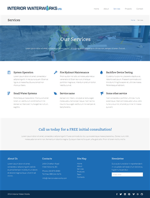 Web Design by Elegant Designs for Interior Waterworks Ltd | Design: #3858259