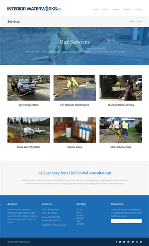 Web Design by Elegant Designs for Interior Waterworks Ltd | Design: #3858388