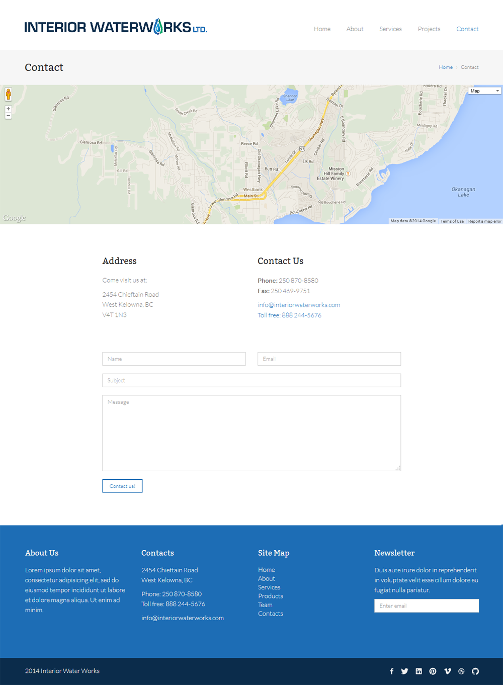 Diseño Web por Elegant Designs para Interior Waterworks Ltd | Diseño #3858601
