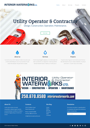 Web Design by Elegant Designs for Interior Waterworks Ltd | Design: #3866096