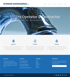 Web Design by Elegant Designs for Interior Waterworks Ltd | Design: #3866137