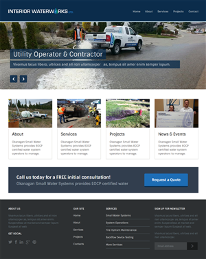 Web Design by Elegant Designs for Interior Waterworks Ltd | Design: #3906171