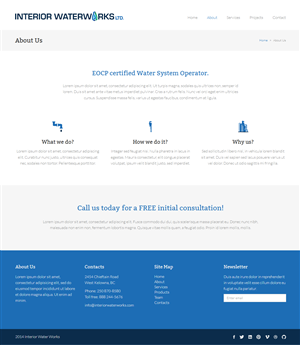Web Design by Elegant Designs for Interior Waterworks Ltd | Design: #3952449