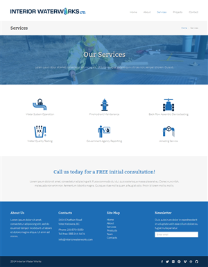 Web Design by Elegant Designs for Interior Waterworks Ltd | Design: #3952496