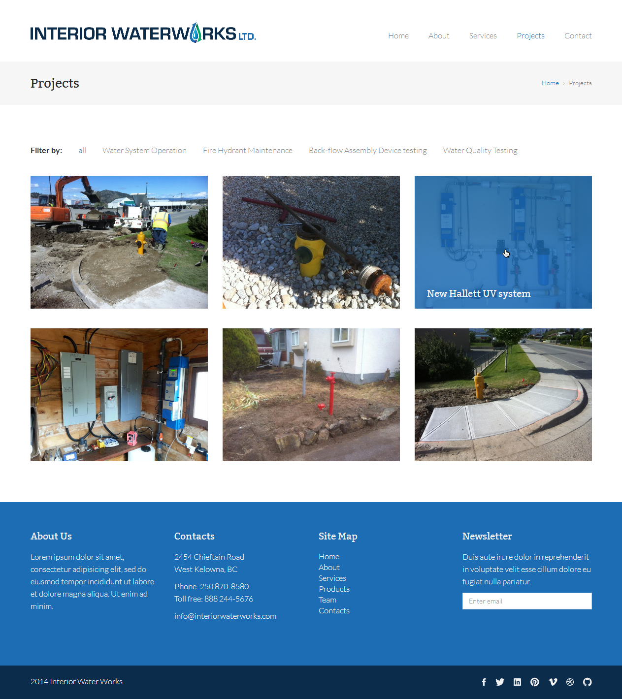 Diseño Web por Elegant Designs para Interior Waterworks Ltd | Diseño #3952637