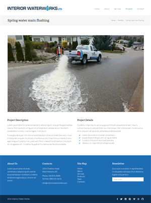 Web Design by Elegant Designs for Interior Waterworks Ltd | Design: #3952740