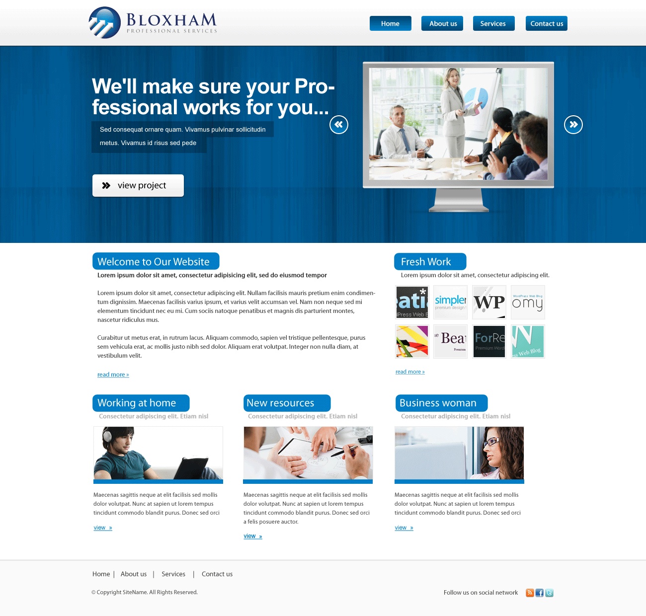 Diseño Wordpress por pb para este proyecto | Diseño #1017724