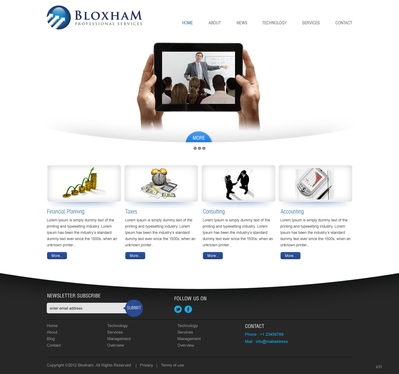 Diseño Wordpress por pb para este proyecto | Diseño #1022321