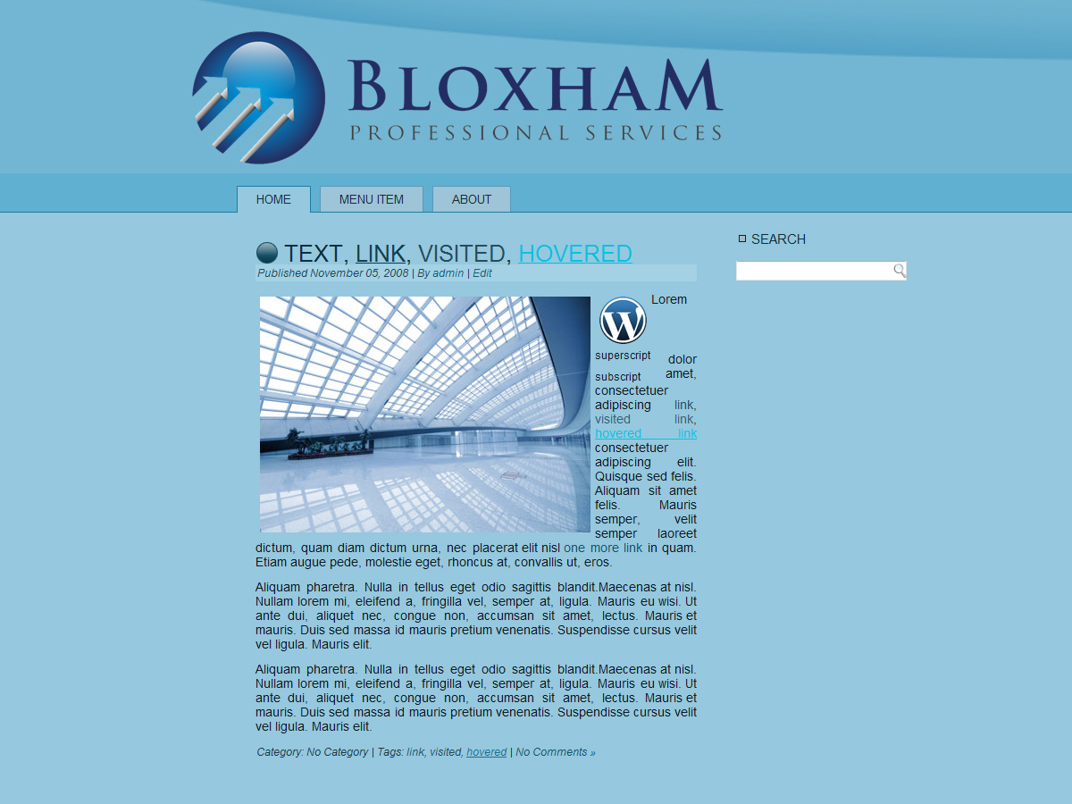 Wordpress Design by SouthyGFX for this project | Design #1029327
