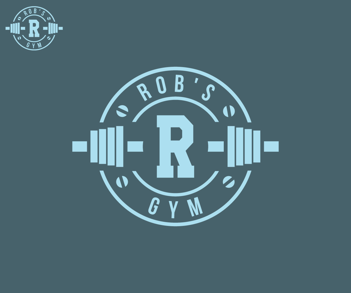 Logo-Design von Dzains für Rob's Gym | Design #3816170