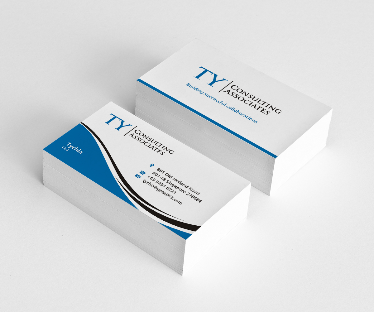 Visitenkarten-Design von INDIAN_Ashok für TY Consulting Associates Pte Ltd | Design #3905052