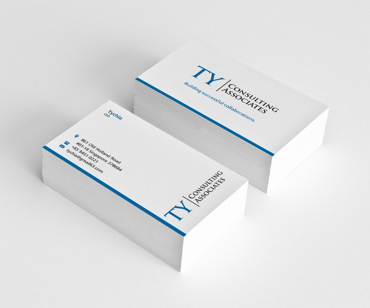 Visitenkarten-Design von INDIAN_Ashok für TY Consulting Associates Pte Ltd | Design #3905055