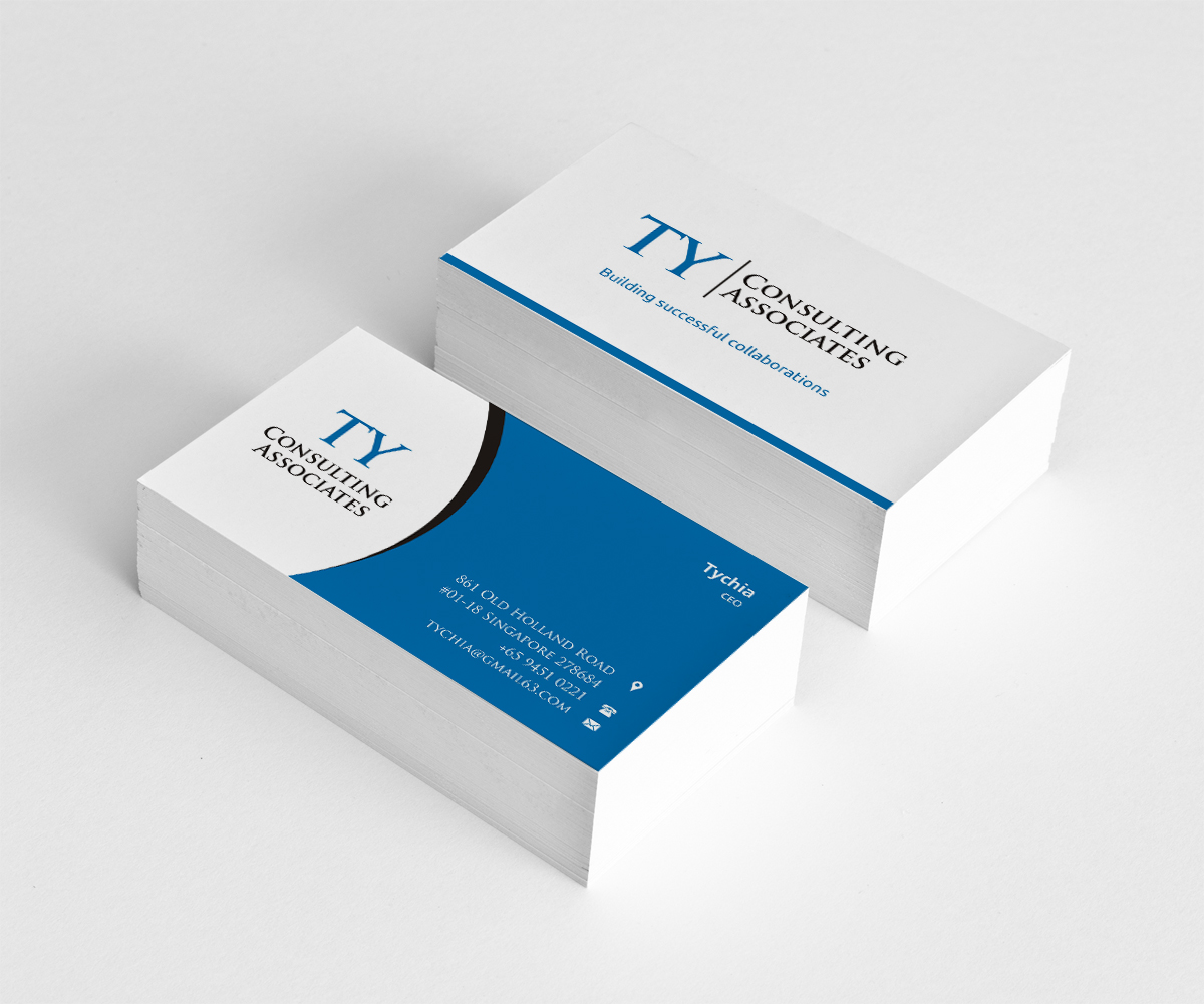 Visitenkarten-Design von INDIAN_Ashok für TY Consulting Associates Pte Ltd | Design #3905058