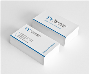 Diseño de Tarjeta de Presentación por INDIAN_Ashok para TY Consulting Associates Pte Ltd | Diseño: #3905066