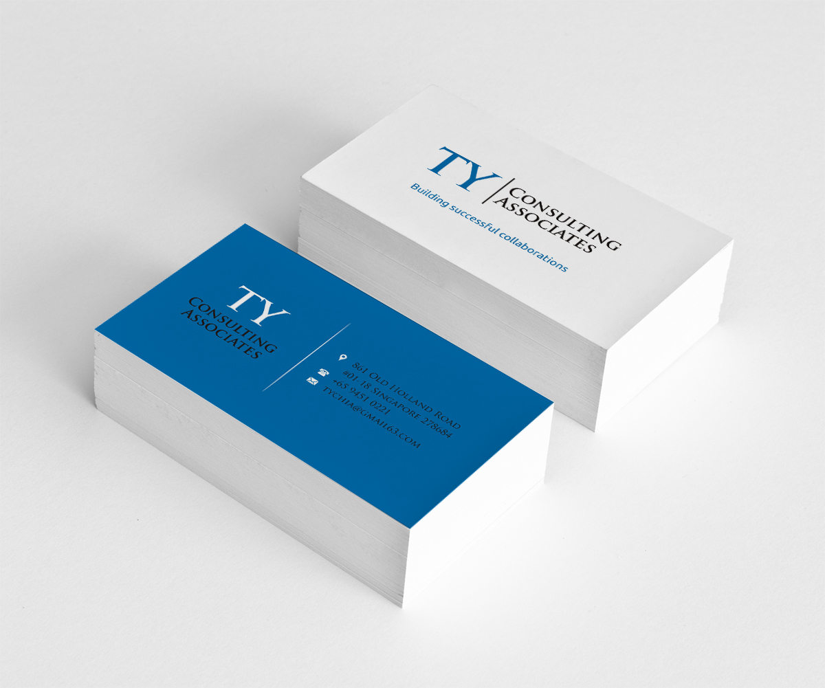 Visitenkarten-Design von INDIAN_Ashok für TY Consulting Associates Pte Ltd | Design #3905076