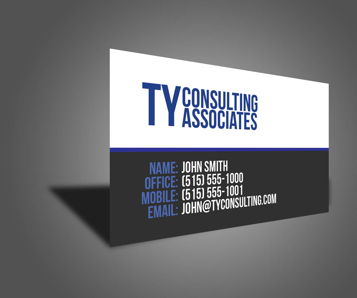 Business Card Design by RHMortimer for TY Consulting Associates Pte Ltd | Design #3852114