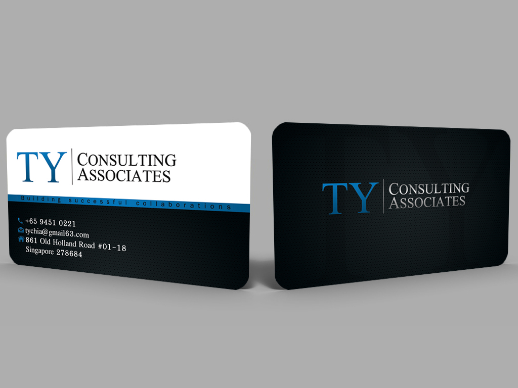 Business Card Design by Hardcore Design for TY Consulting Associates Pte Ltd | Design #3904166