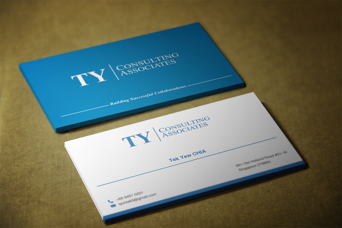 Business Card Design by maylo for TY Consulting Associates Pte Ltd | Design #3873978
