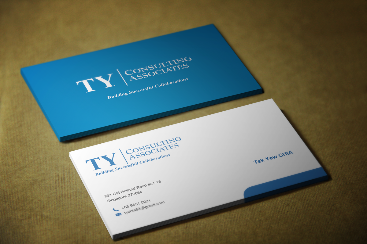 Visitenkarten-Design von maylo für TY Consulting Associates Pte Ltd | Design #3873989