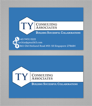Visitenkarten-Design von Hasanath für TY Consulting Associates Pte Ltd | Design: #3892106