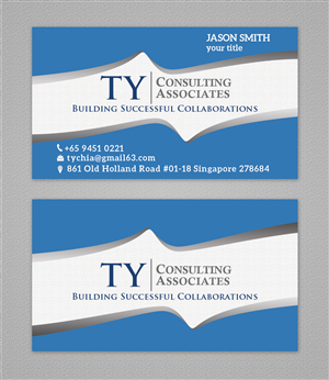 Visitenkarten-Design von Hasanath für TY Consulting Associates Pte Ltd | Design: #3896396