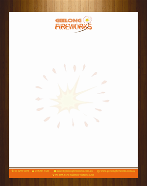 Letterhead Design by harmi_199 for Geelong Fireworks | Design: #3819425