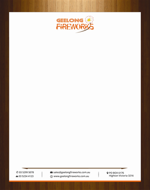 Letterhead Design by harmi_199 for Geelong Fireworks | Design: #3819429