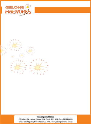 Design En-Tête par Amit Virmani pour Geelong Fireworks | Design : #3846999