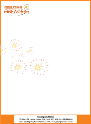 Design En-Tête par Amit Virmani pour Geelong Fireworks | Design : #3847002