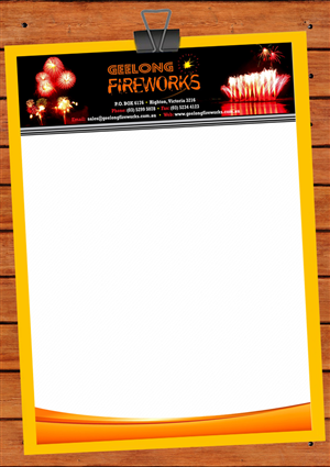 Design En-Tête par Shiny Design pour Geelong Fireworks | Design : #3823495