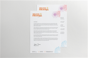 Letterhead Design by HYPdesign for Geelong Fireworks | Design: #3837915