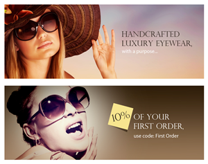 Banner Ad Design by uk for Premium Eyewear Ltd | Design: #3823644