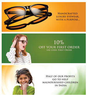 Banner Ad Design by TedAtkinson for Premium Eyewear Ltd | Design: #3841824