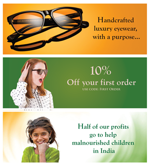 Banner Ad Design by TedAtkinson for Premium Eyewear Ltd | Design: #3863750