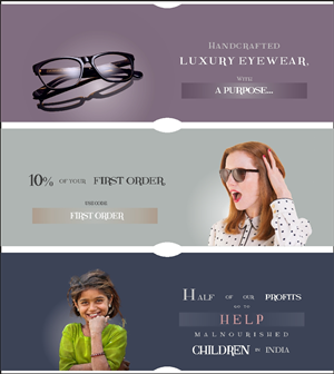 Banner Ad Design by PGabriella for Premium Eyewear Ltd | Design: #3855115