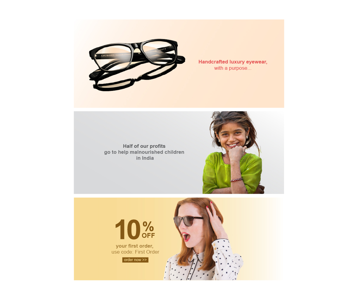 Banner Ad Design by Lx Design for Premium Eyewear Ltd | Design #3840055