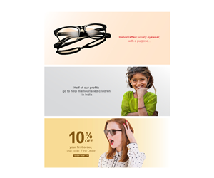 Banner Ad Design by Lx Design for Premium Eyewear Ltd | Design: #3840055
