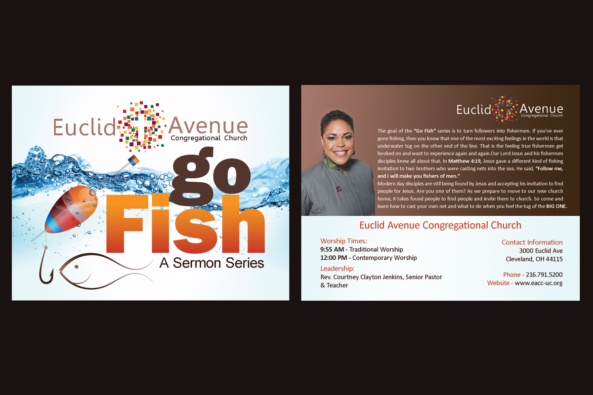 Design de Carte Postale par NatPearlDesigns pour Euclid Avenue Congregational Church | Design #3830118