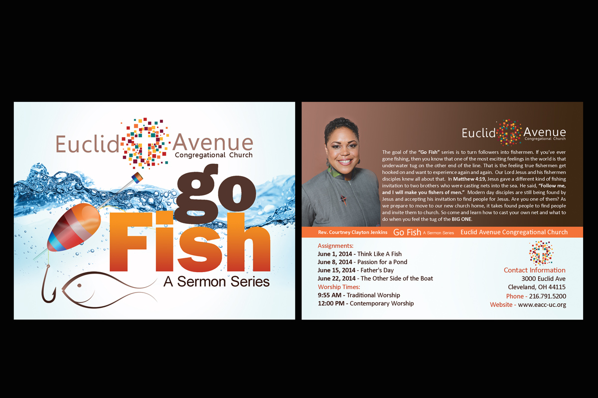 Diseño de Postal por NatPearlDesigns para Euclid Avenue Congregational Church | Diseño #3832150